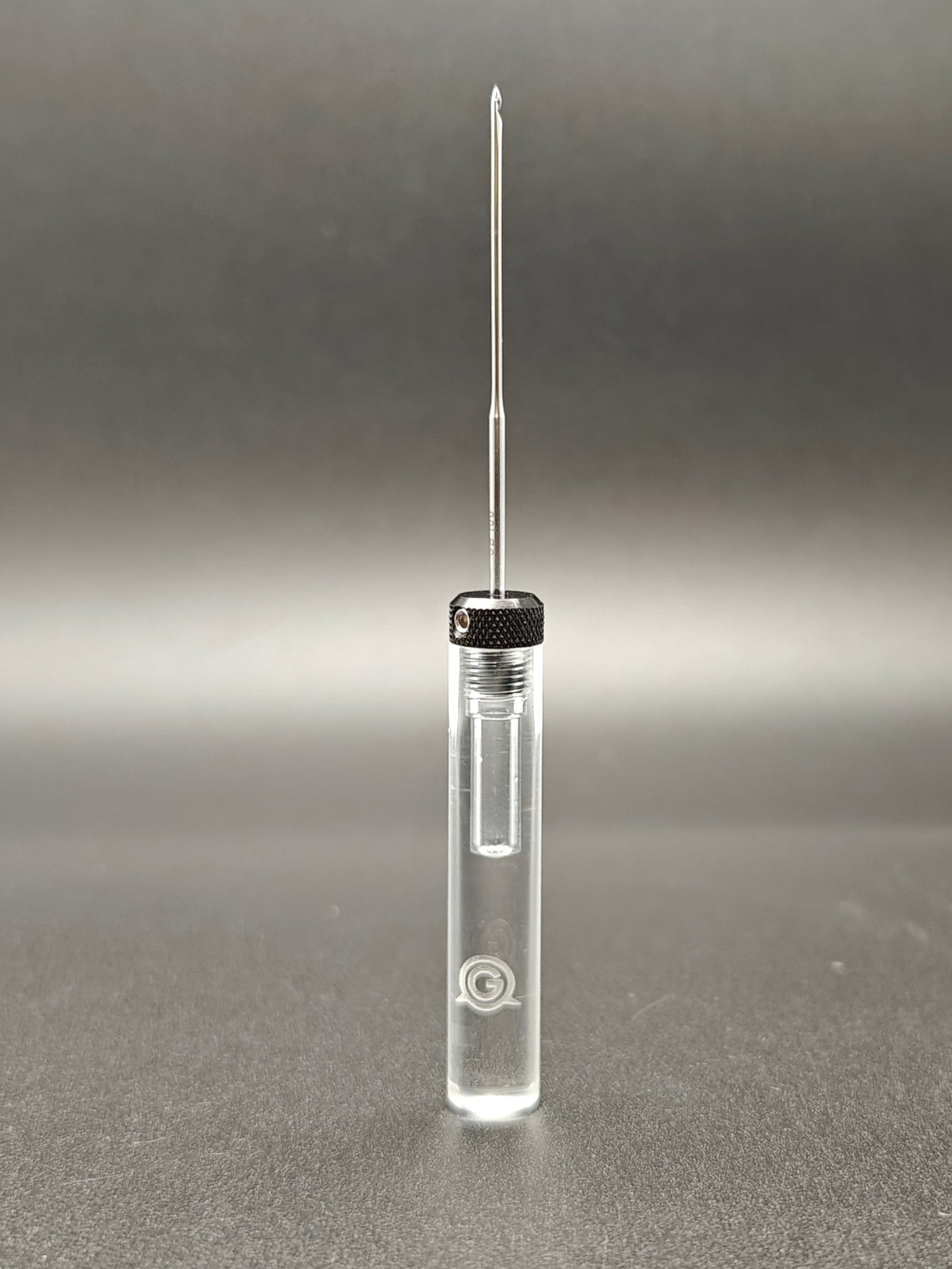 Classic boilie needle | clear & deep purple