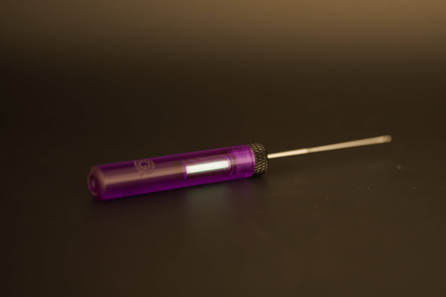 Classic boilie needle | clear & deep purple