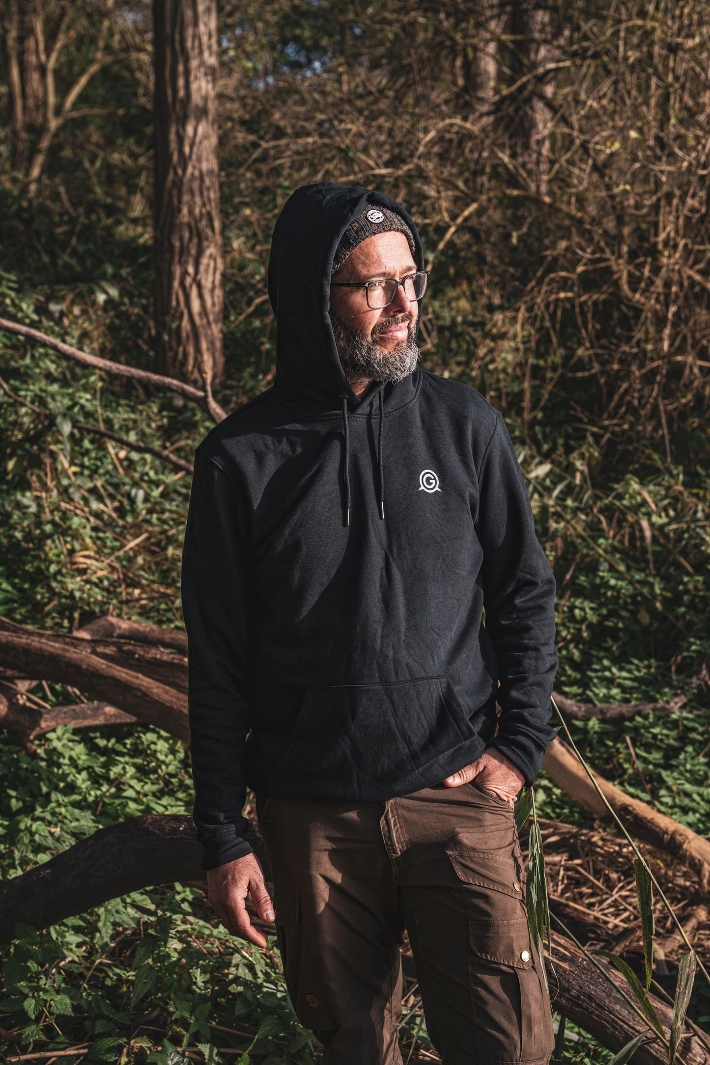 Branded hoodie