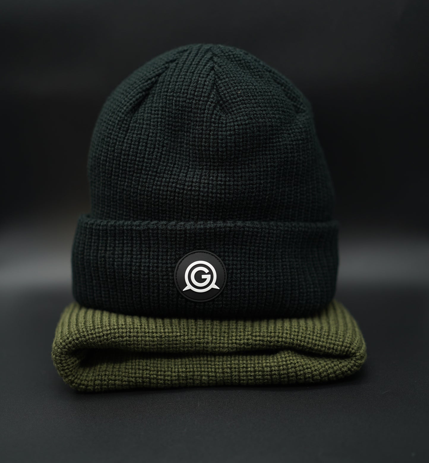 Branded fleece lined beanie