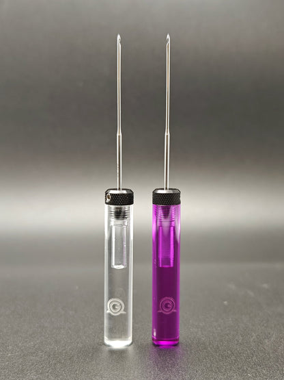 Classic boilie needle | clear & deep purple