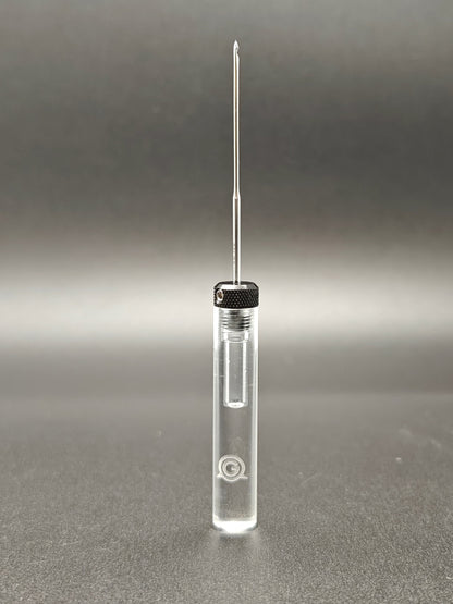Classic boilie needle | clear & deep purple