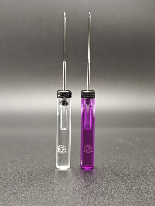 Classic boilie needle | clear & deep purple