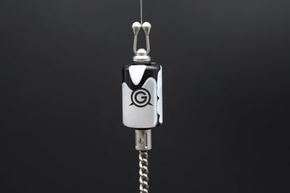 Marble | Black & pearly white | Black logo | 10 gram